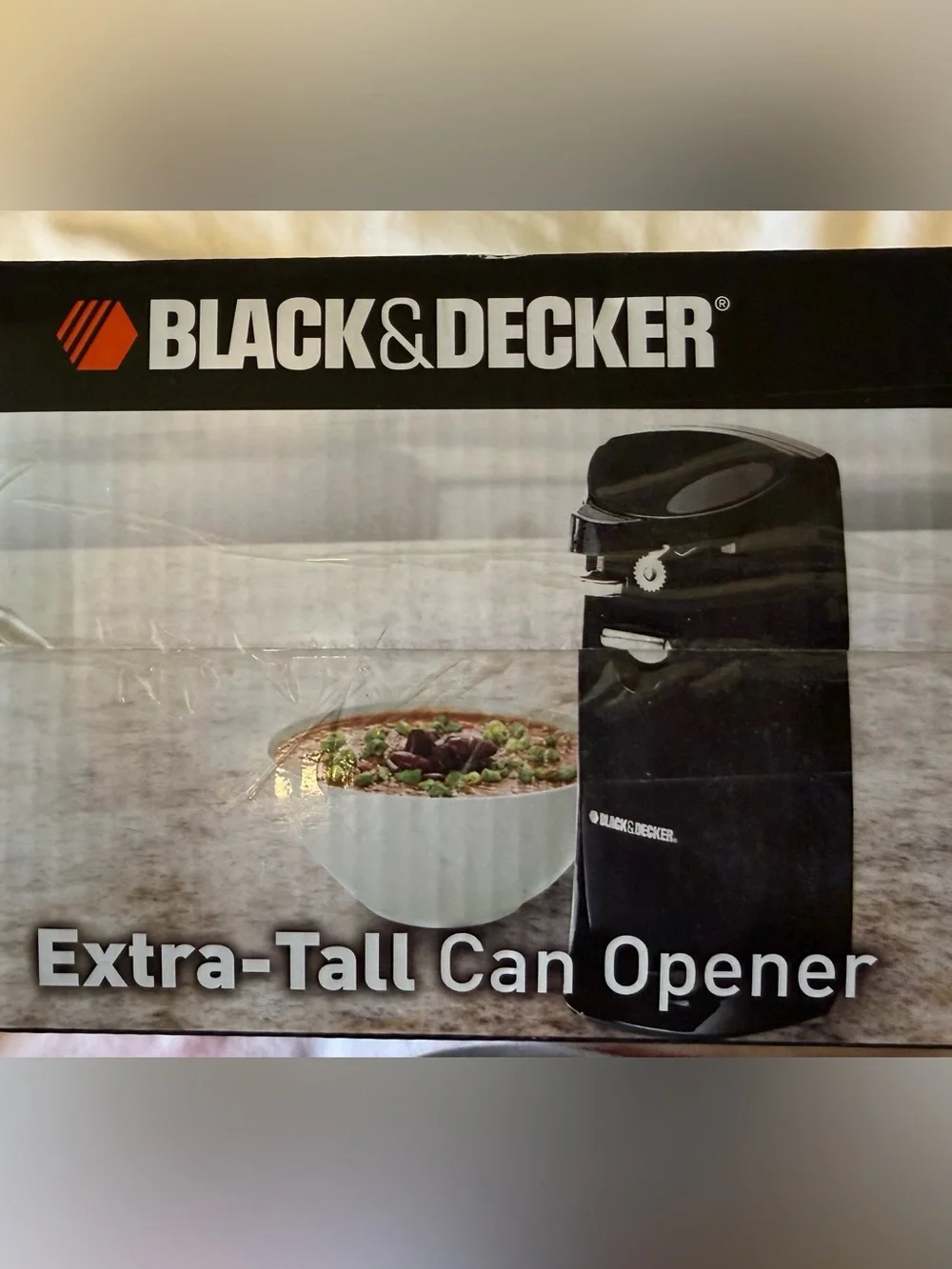 Black & Decker Black Extra-Tall Electric Can Opener